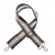 Bag Strap - Grey & Rose Gold Stripe