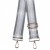 Bag Strap - Grey & Silver Stripe