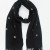 Glitter Star Scarf - Black