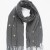 Glitter Star Scarf - Grey
