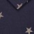 Glitter Star Scarf - Navy Blue