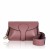 Leather Crossbody Bag - Dusky Pink