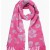 Leopard Tassel Scarf - Hot PInk