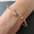 Mini Heart Charms Bracelet - Silver & Gold
