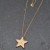 Star & Moon Layered Necklace - Gold