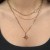 Triple Star Layered Necklace - Gold