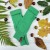Cashmere Fingerless Gloves - Spring Green