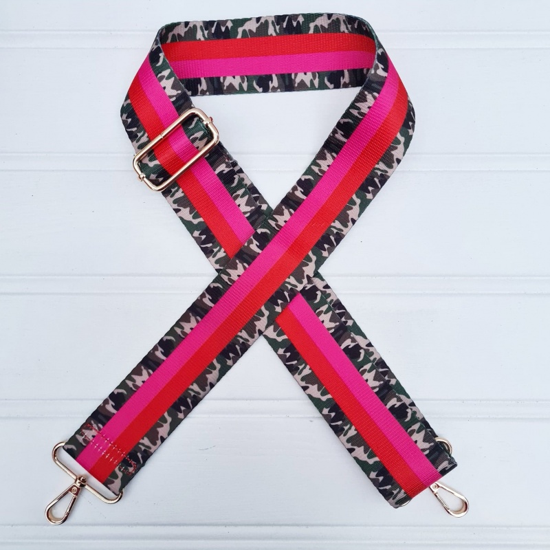 hot pink purse strap
