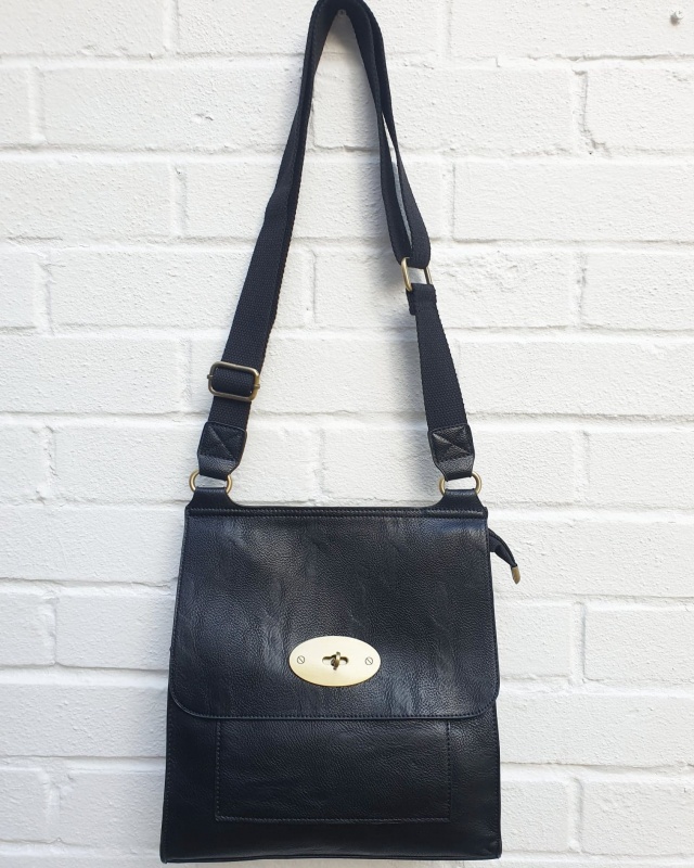 large black messenger bag