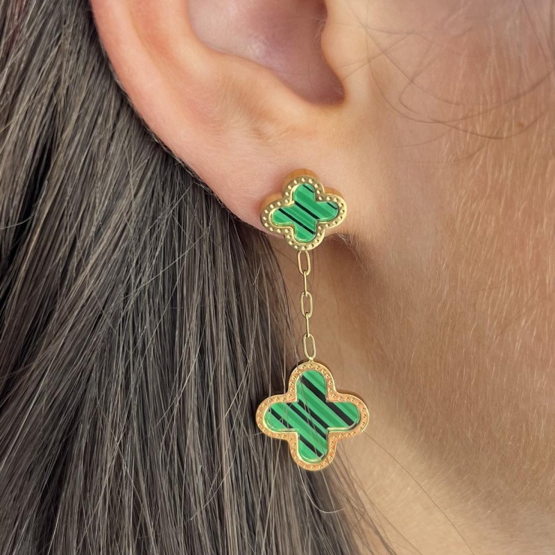Green Amethyst Earrings - Sarah Hickey Jewellery